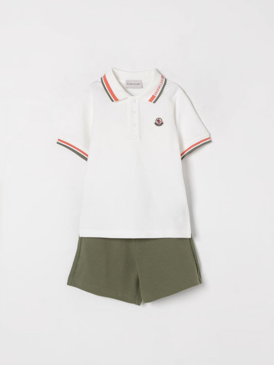 Moncler Clothing Set Kids Green