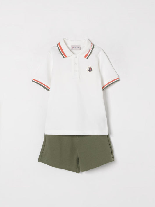 Moncler Clothing Set Kids Green