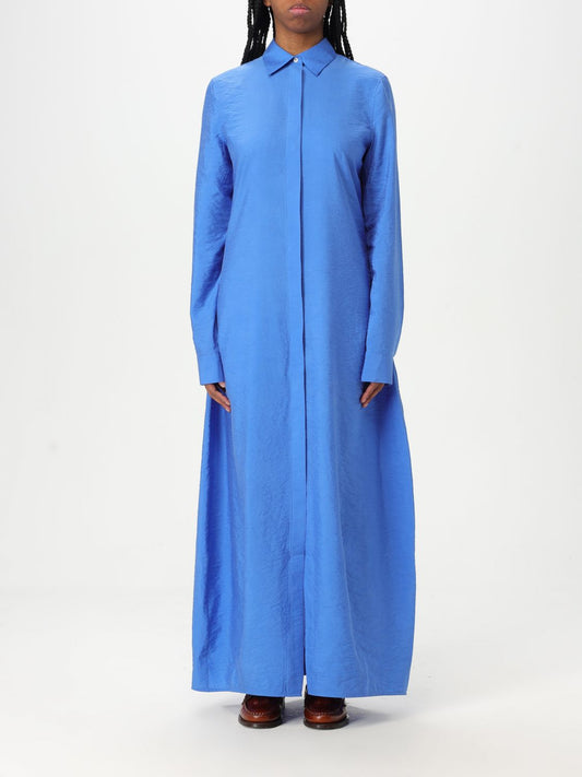 Toteme Dress Woman Gnawed Blue