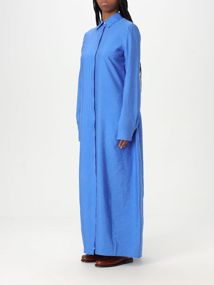 Toteme Dress Woman Gnawed Blue