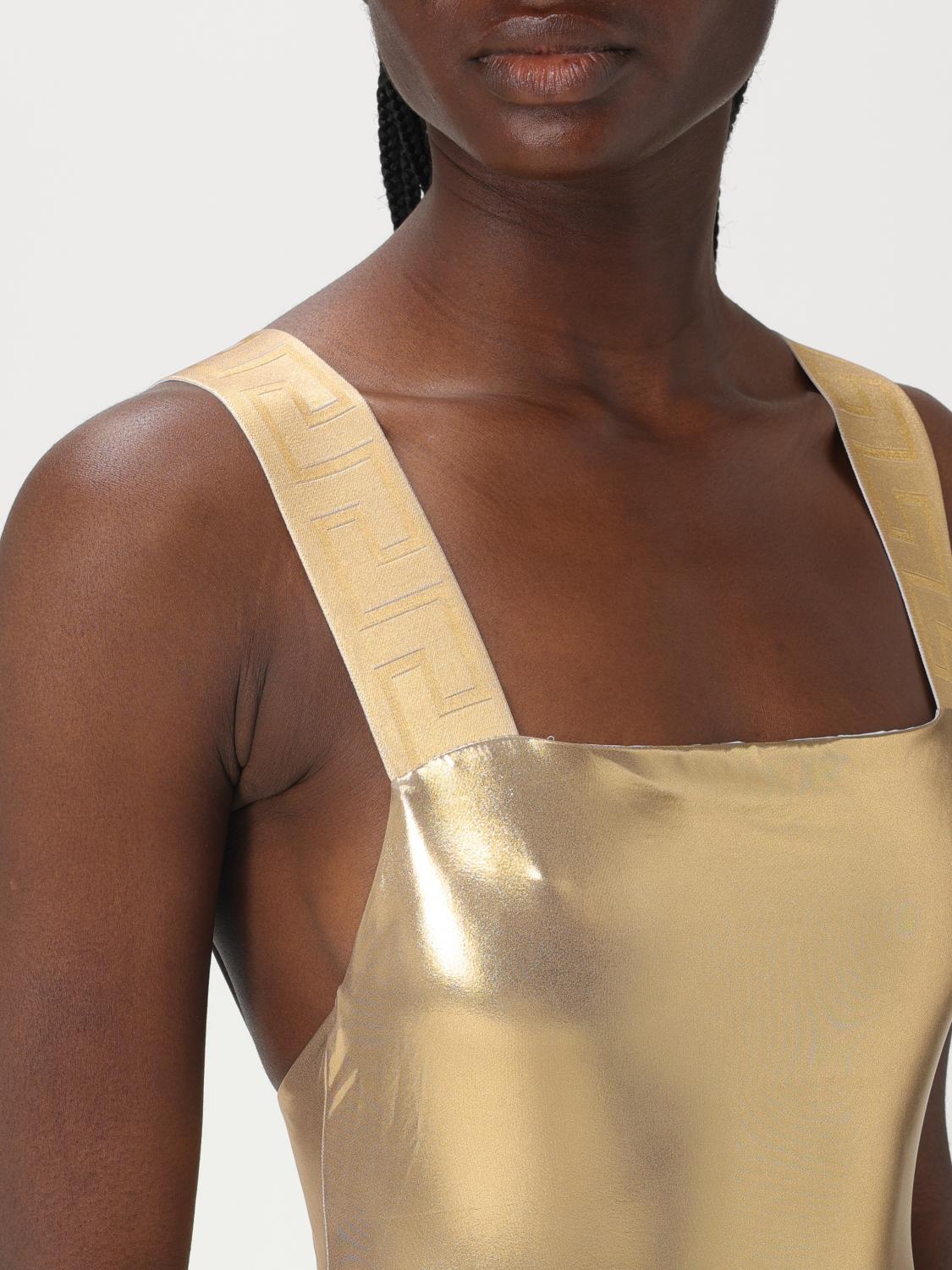 Versace Swimsuit Woman Gold