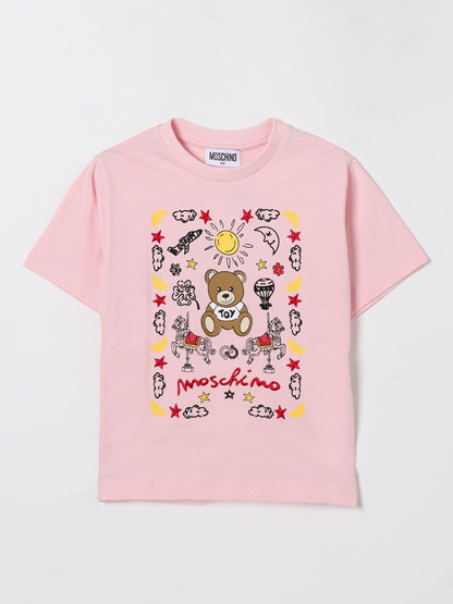 Moschino T Shirt Kids Pink