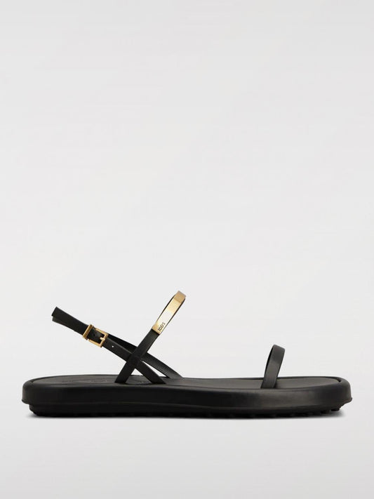 Tod's Flat Sandals Woman Black