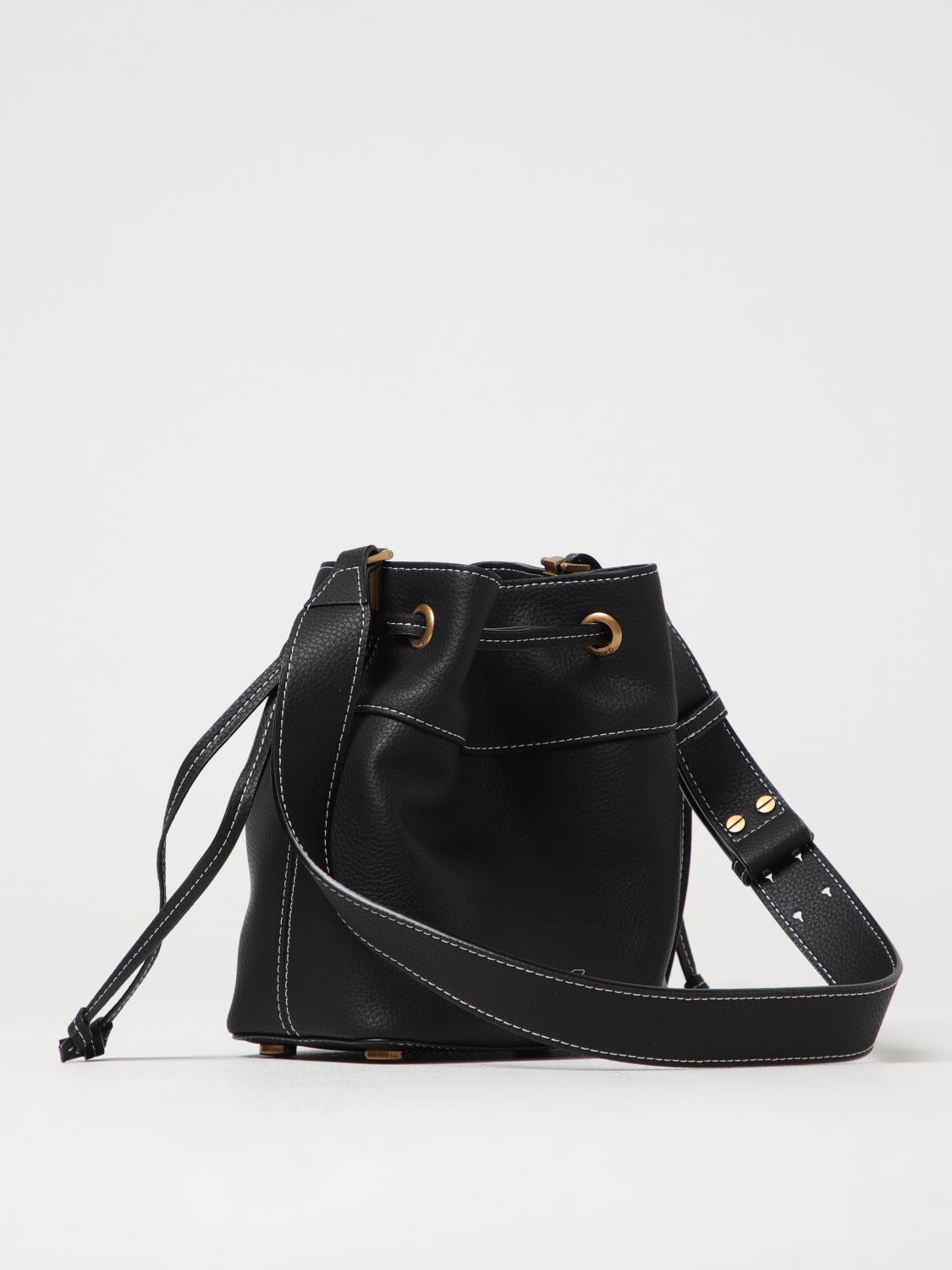 Pinko Crossbody Bags Woman Black