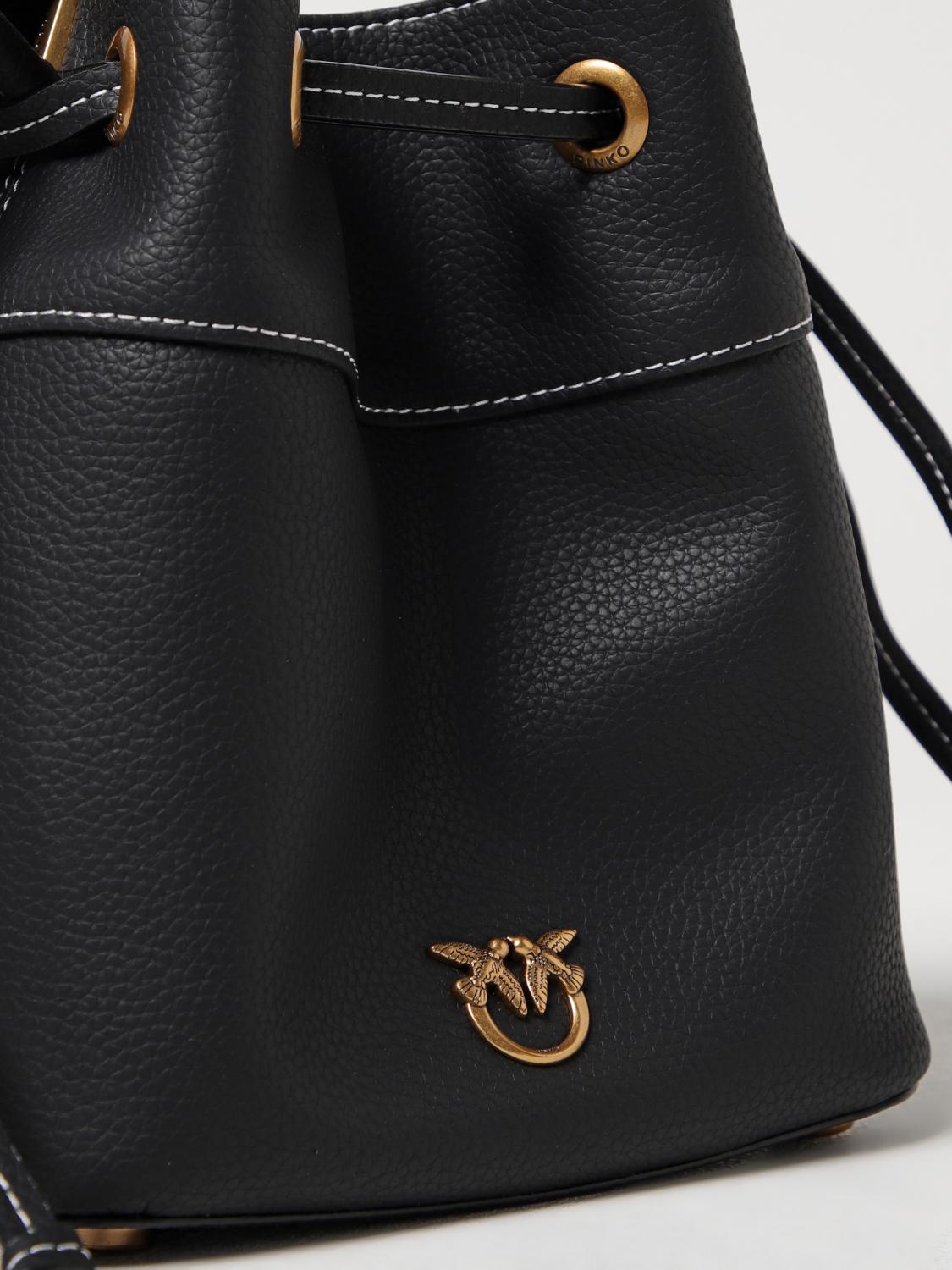 Pinko Crossbody Bags Woman Black