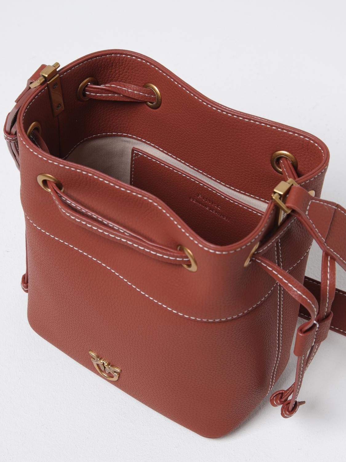 Pinko Crossbody Bags Woman Black