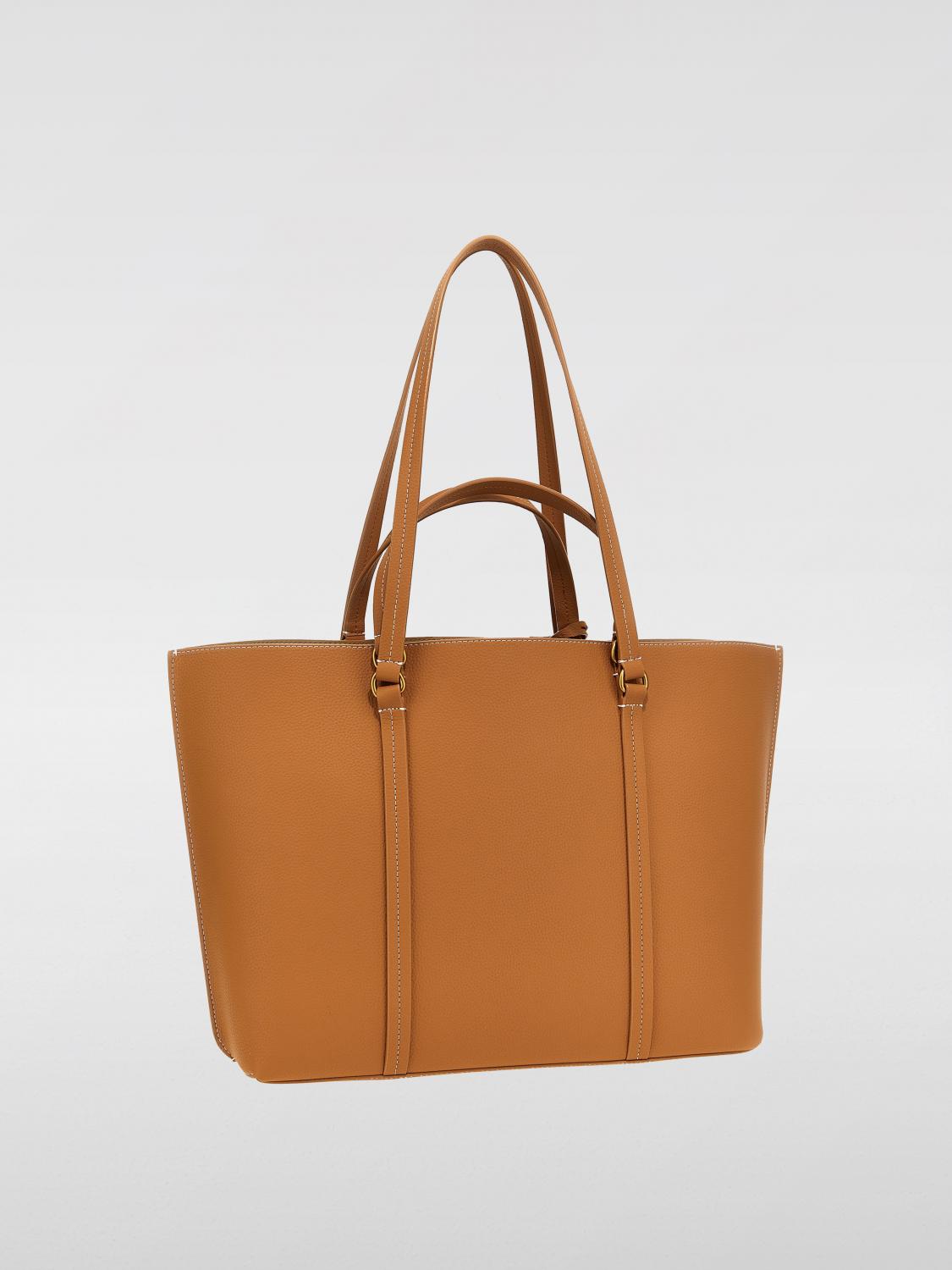 Pinko Tote Bags Woman Beige