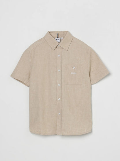 Boss Shirt Kids Beige
