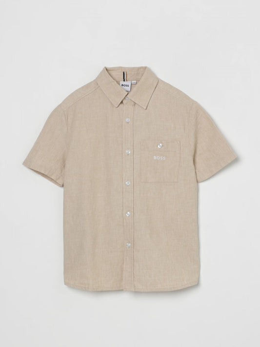Boss Shirt Kids Beige