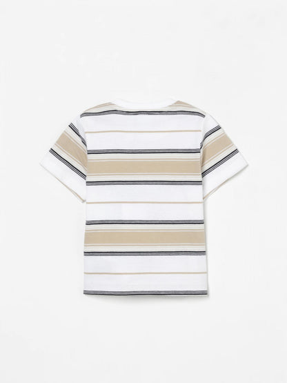 Boss T Shirt Kids Beige