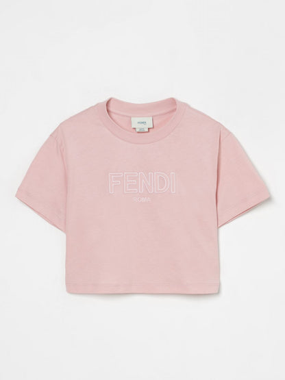 Fendi T Shirt Kids Pink