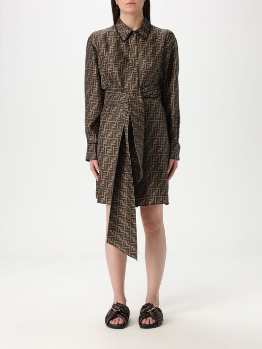 Fendi Dress Woman Mud