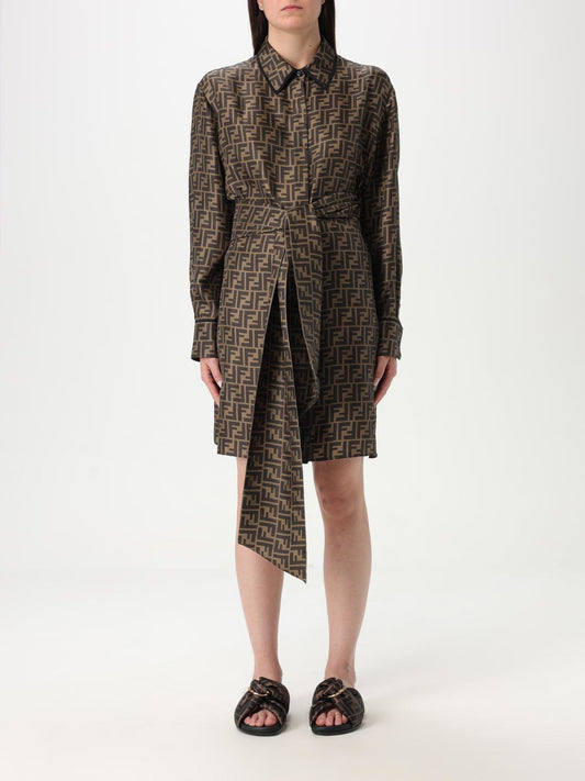 Fendi Dress Woman Mud