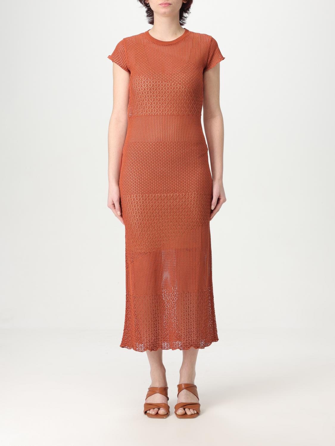Pinko Dress Woman Brown