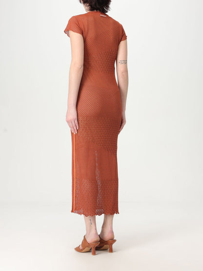 Pinko Dress Woman Brown