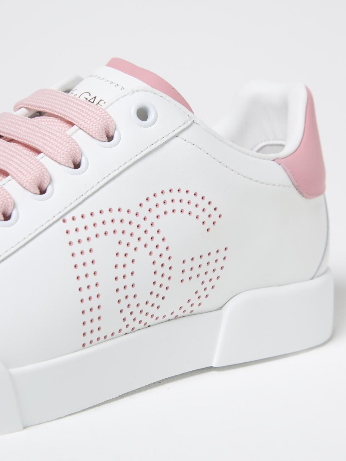 スニーカー DOLCE  GABBANA Women Sneakers CK2324 AV066 89642 White Dolce & Gabbana Leather Sneakers CK2324.AV066-89642 BIANCO