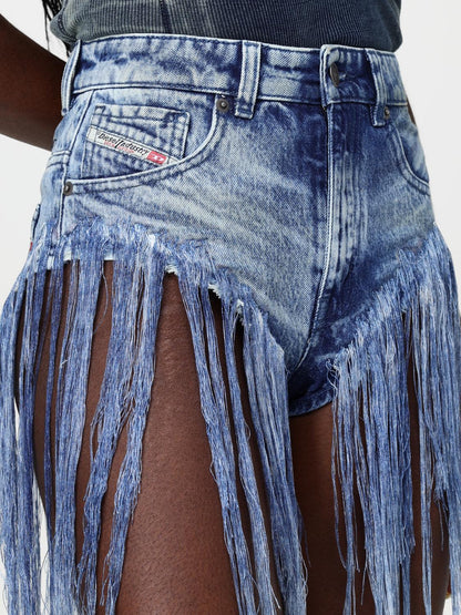 Diesel Short Woman Blue