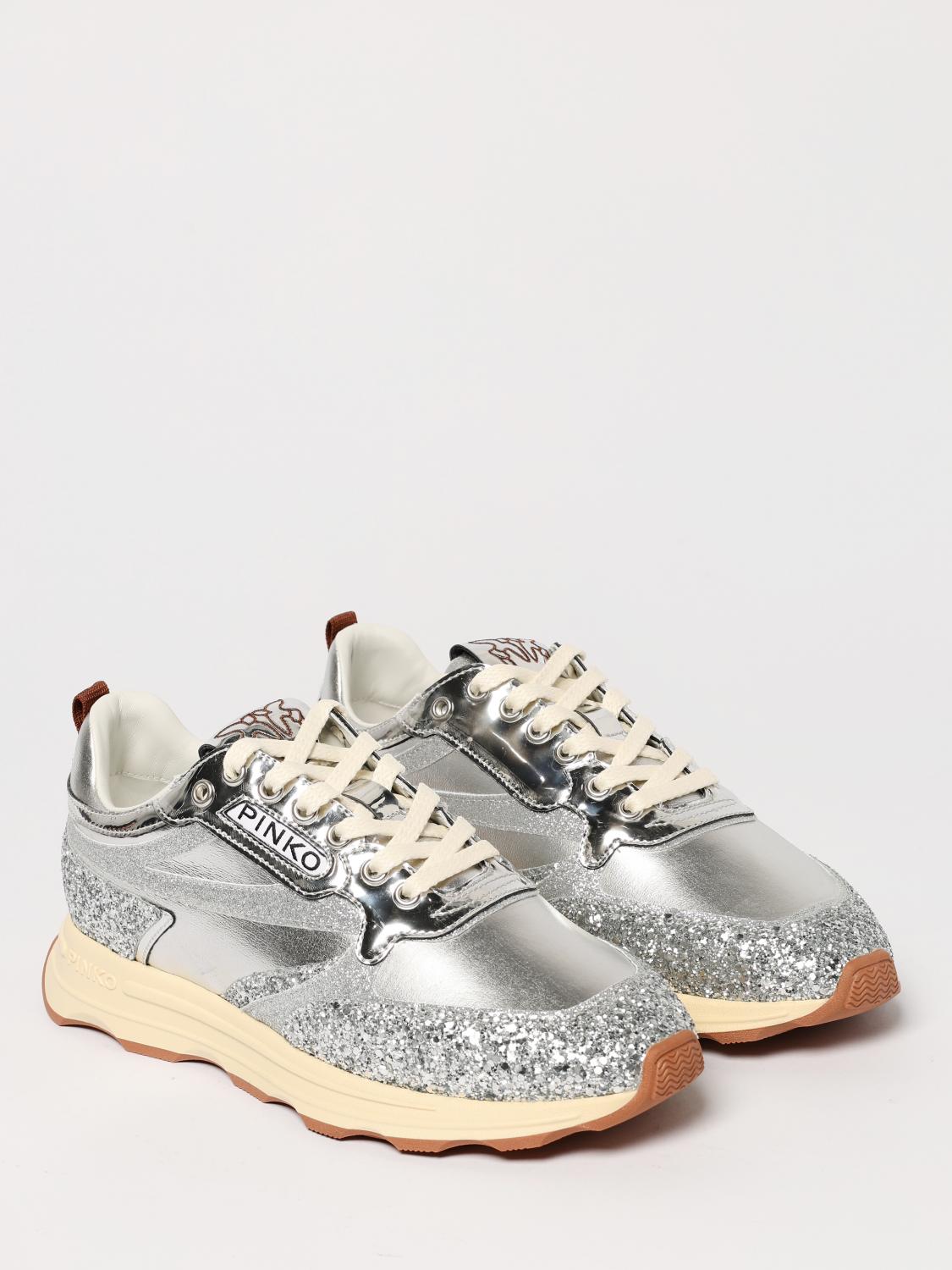 Pinko Sneakers Woman Silver