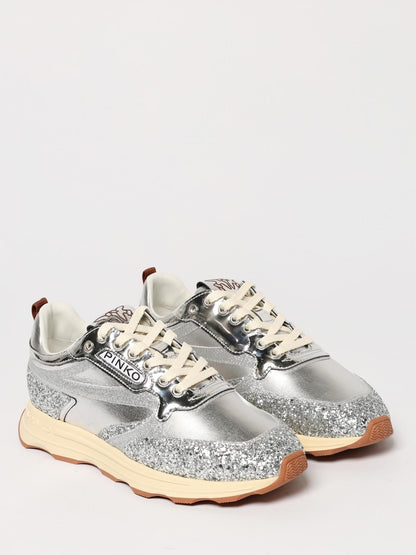 Pinko Sneakers Woman Silver