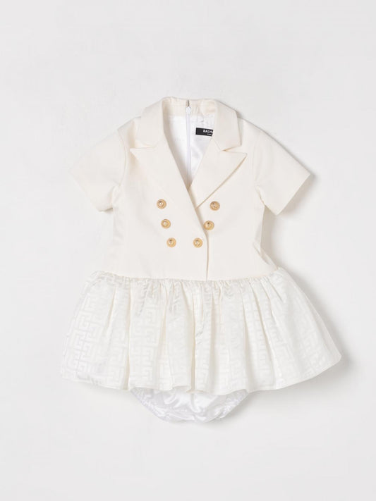 Balmain Romper Kids White