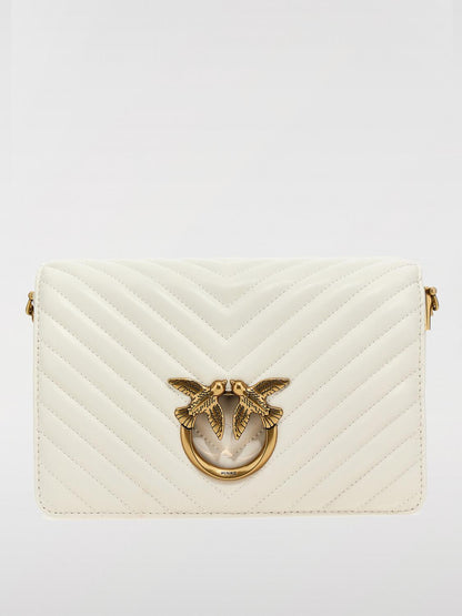 Pinko Crossbody Bags Woman White
