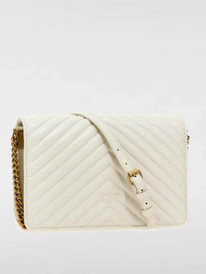 Pinko Crossbody Bags Woman White
