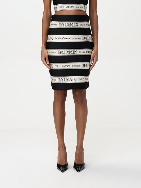 Balmain Skirt Woman Black