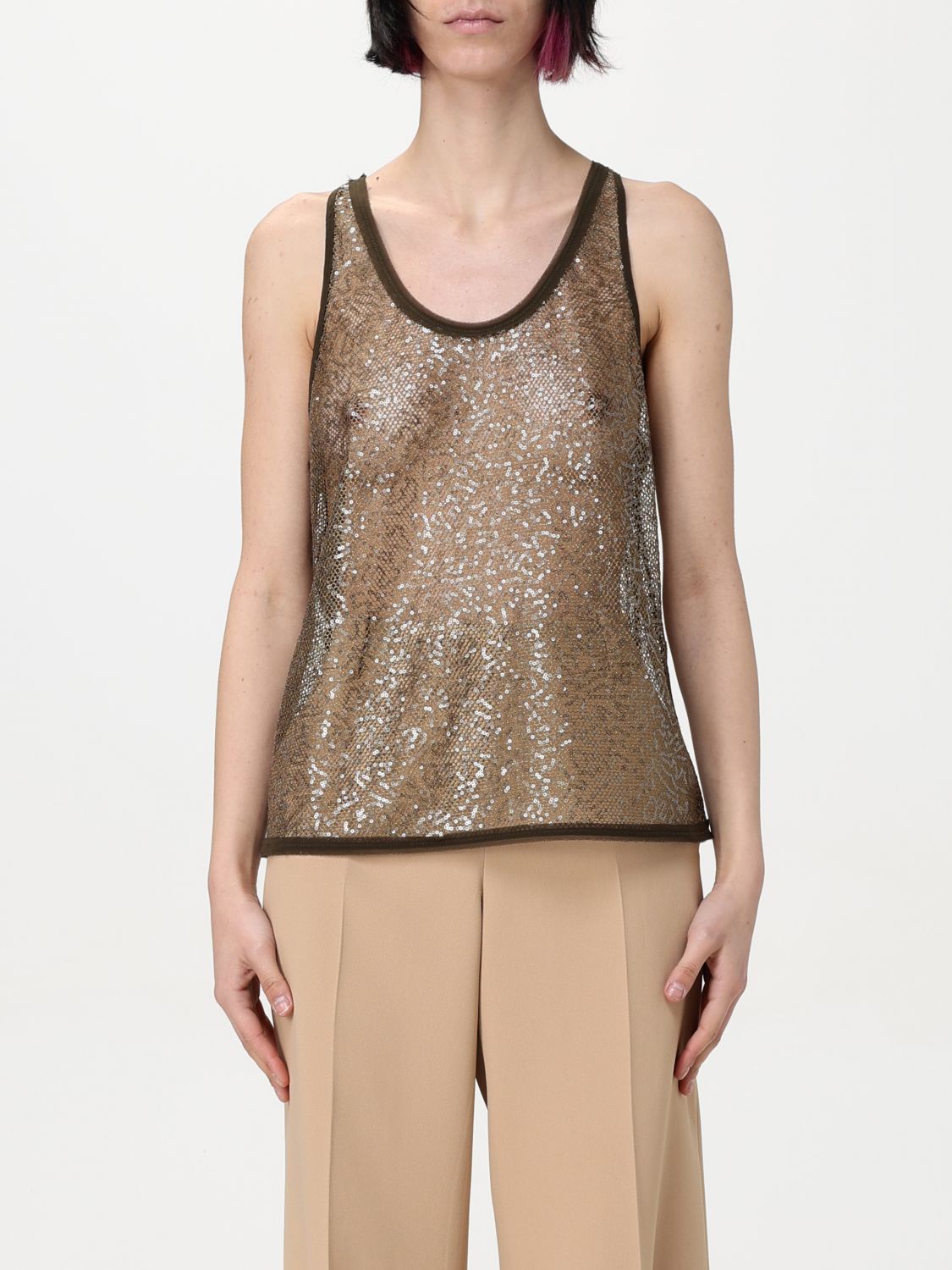 Pinko Top Woman Cream
