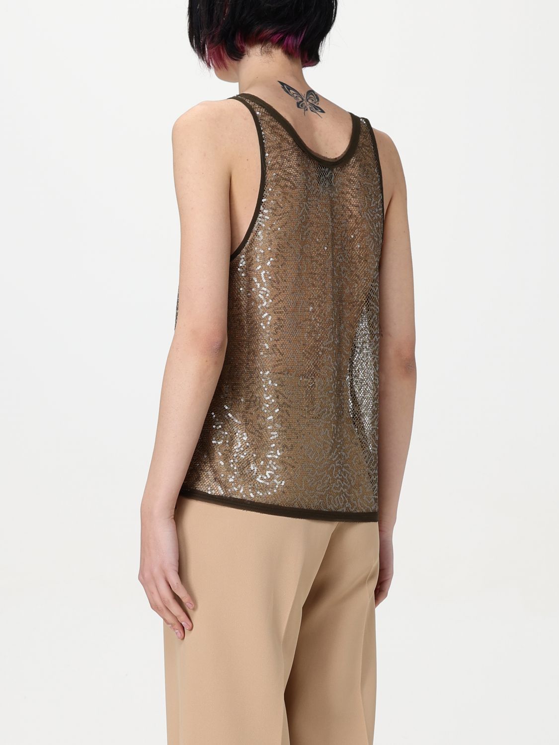 Pinko Top Woman Cream