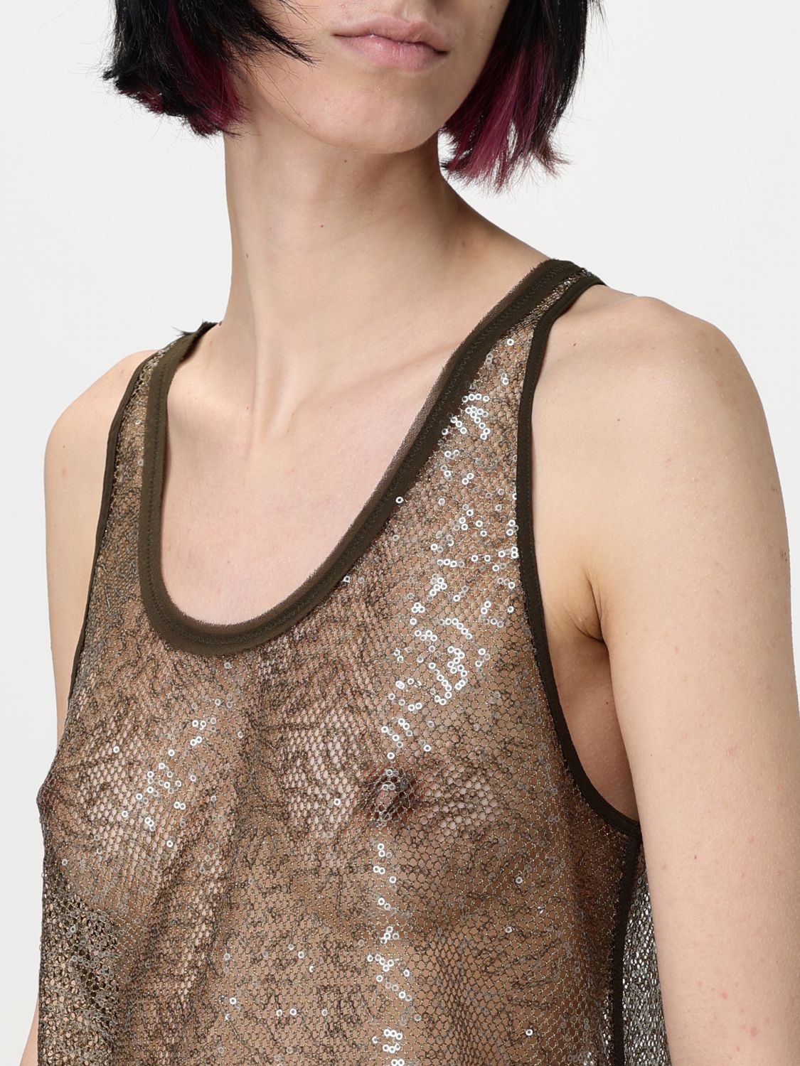 Pinko Top Woman Cream