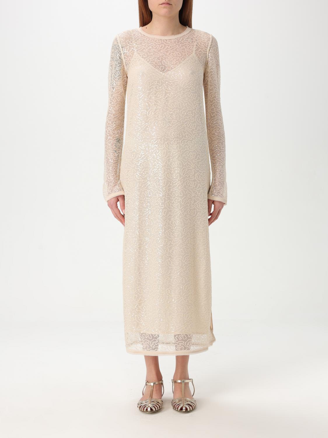 Pinko Dress Woman Sand