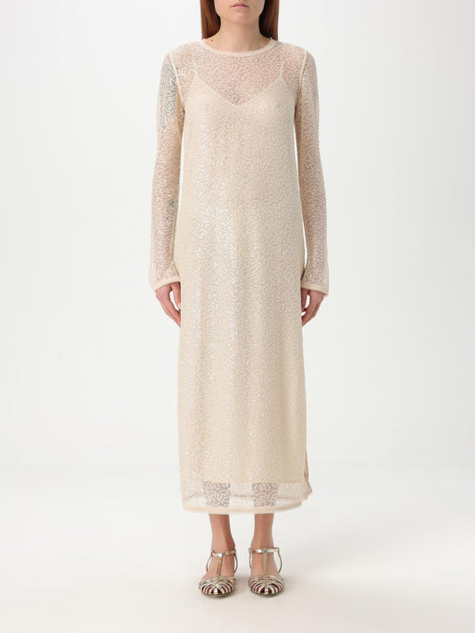 Pinko Dress Woman Sand