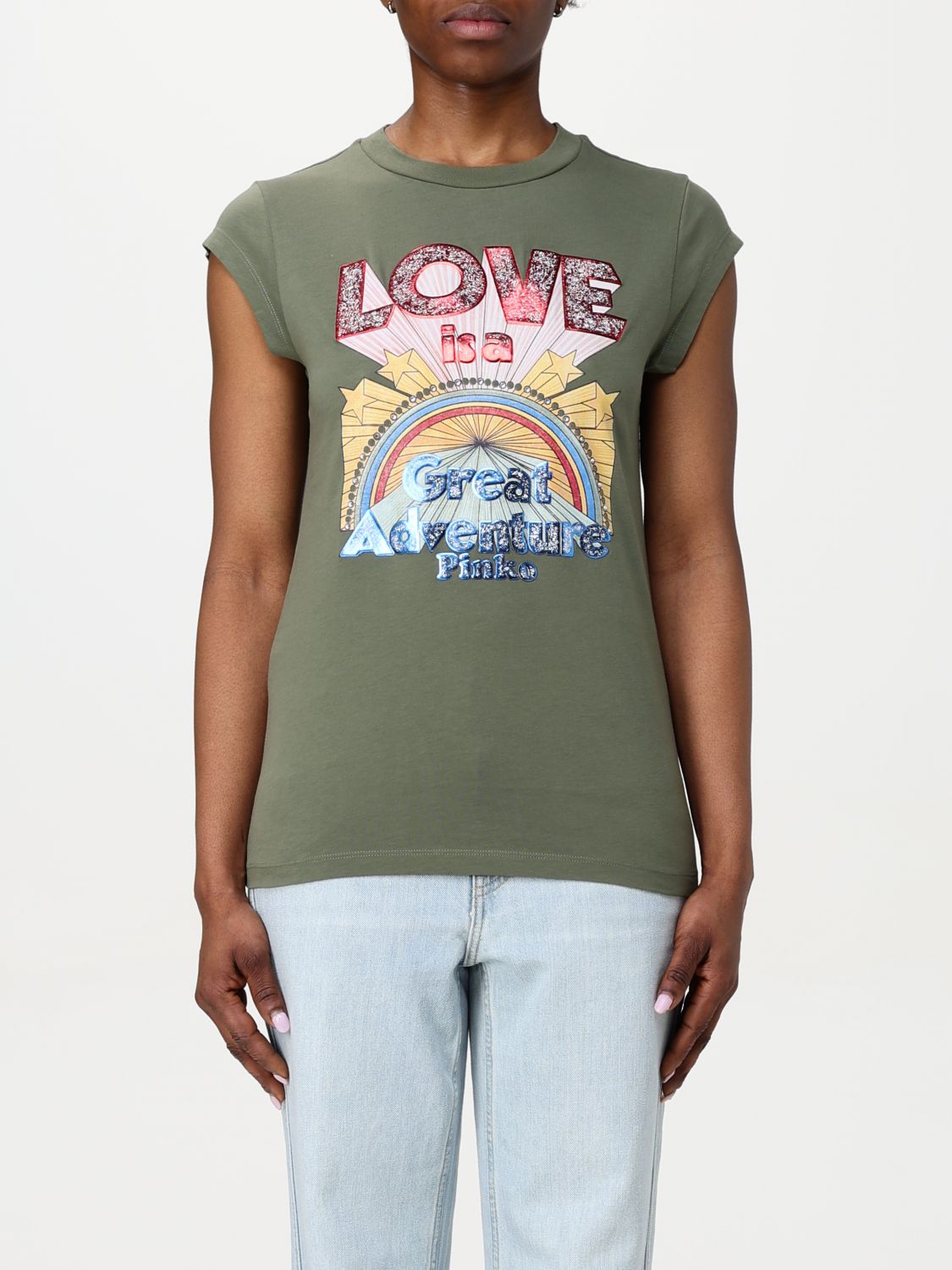 Pinko T Shirt Woman Green