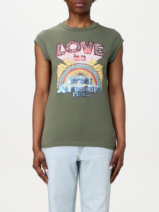 Pinko T Shirt Woman Green