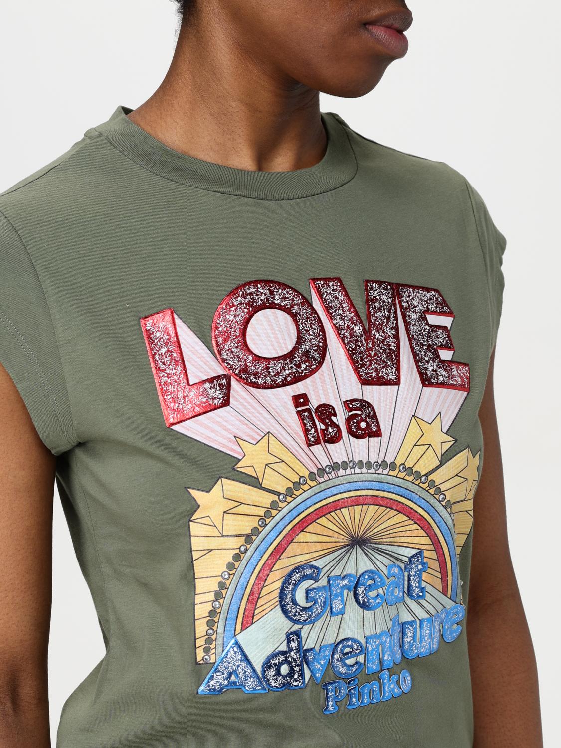 Pinko T Shirt Woman Green