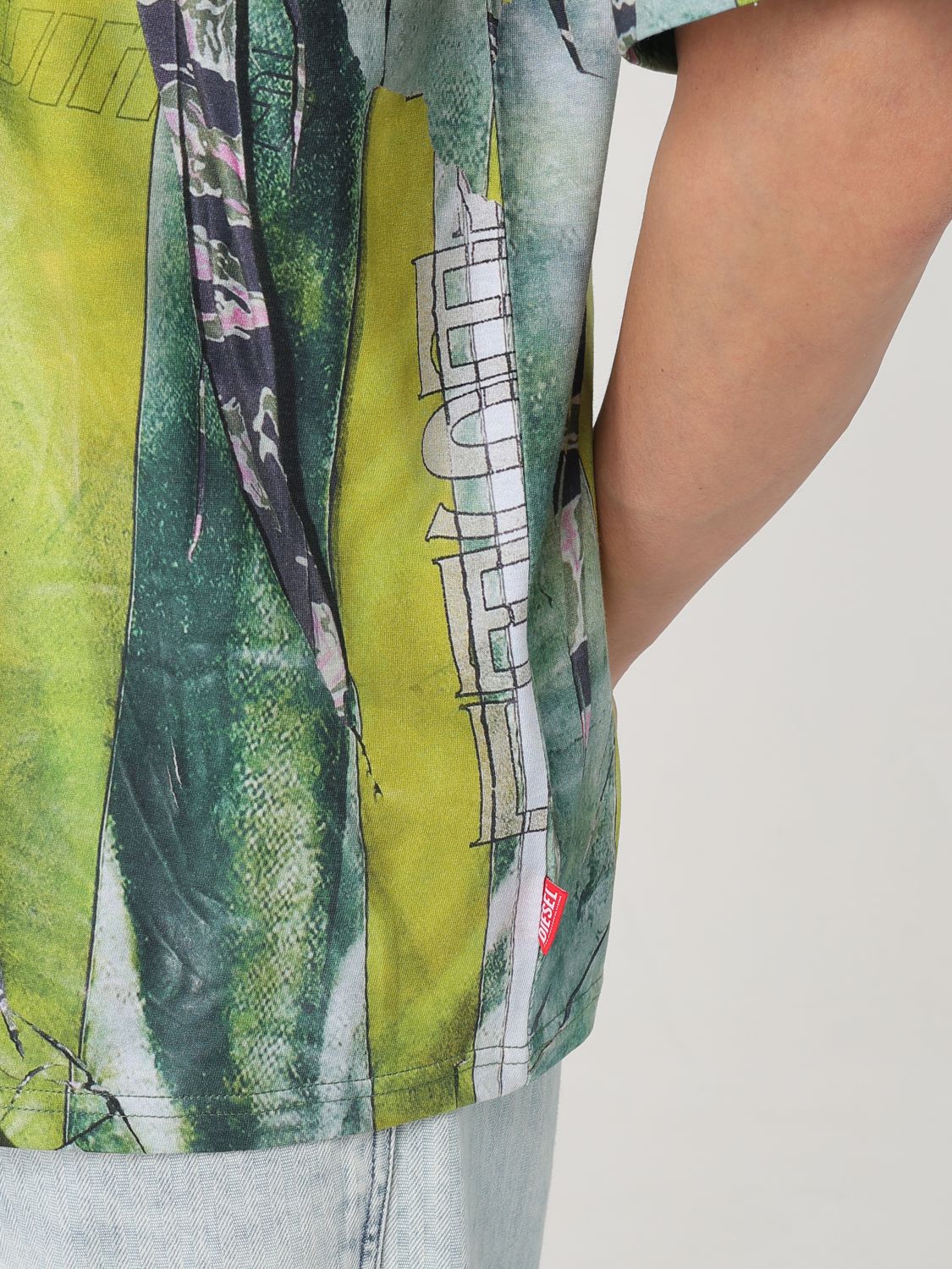 Diesel T Shirt Men Green