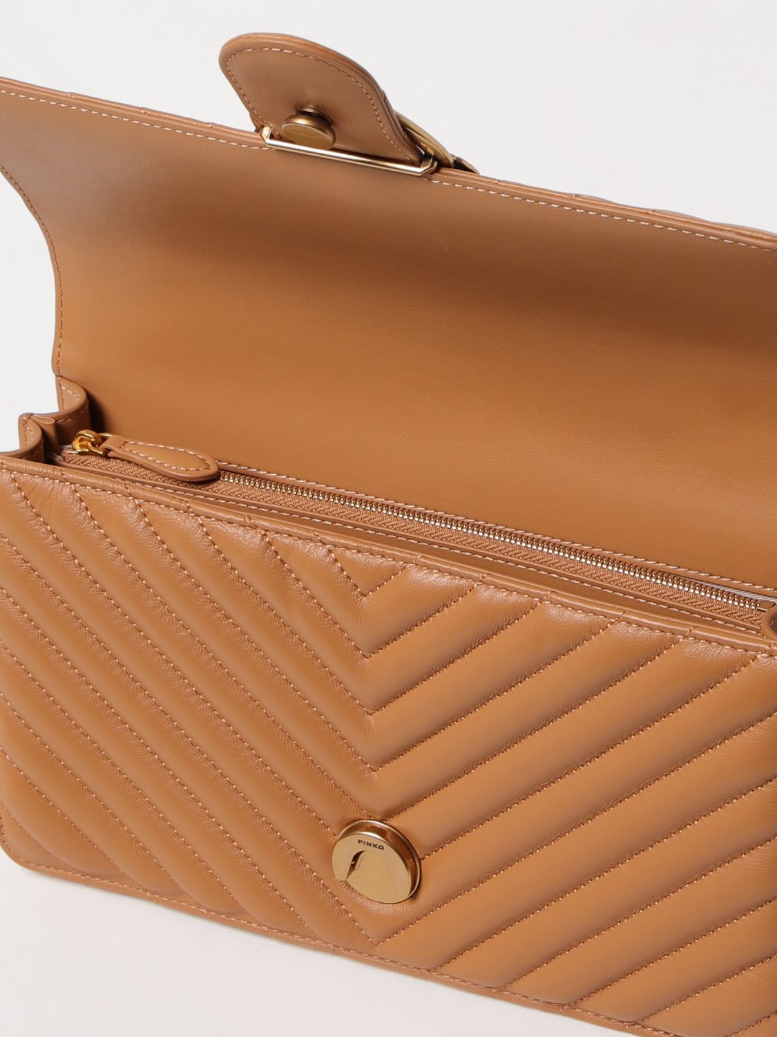 Pinko Shoulder Bag Woman Brown