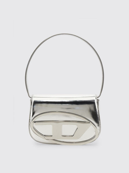 Diesel Shoulder Bag Woman Silver