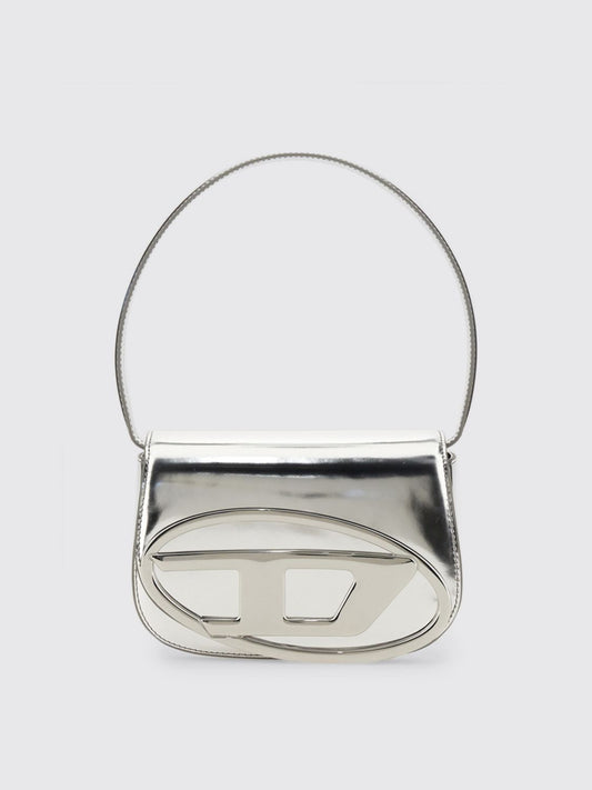 Diesel Shoulder Bag Woman Silver