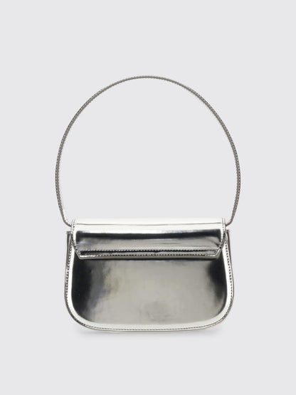Diesel Shoulder Bag Woman Silver