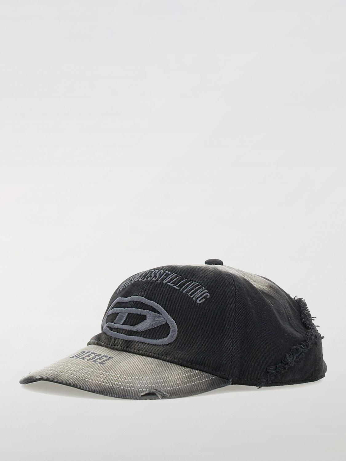 Diesel Hat Men Black