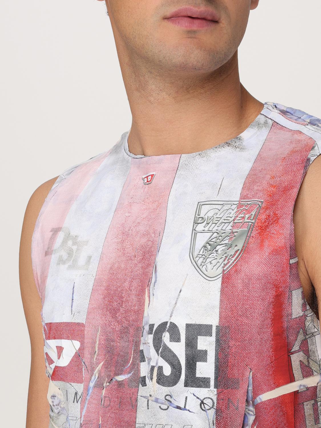Diesel T Shirt Men Red