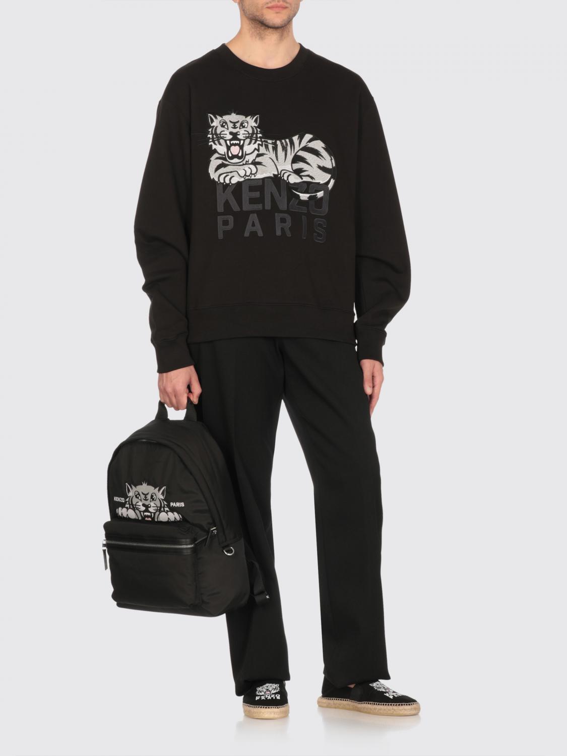 Kenzo Backpack Men Black