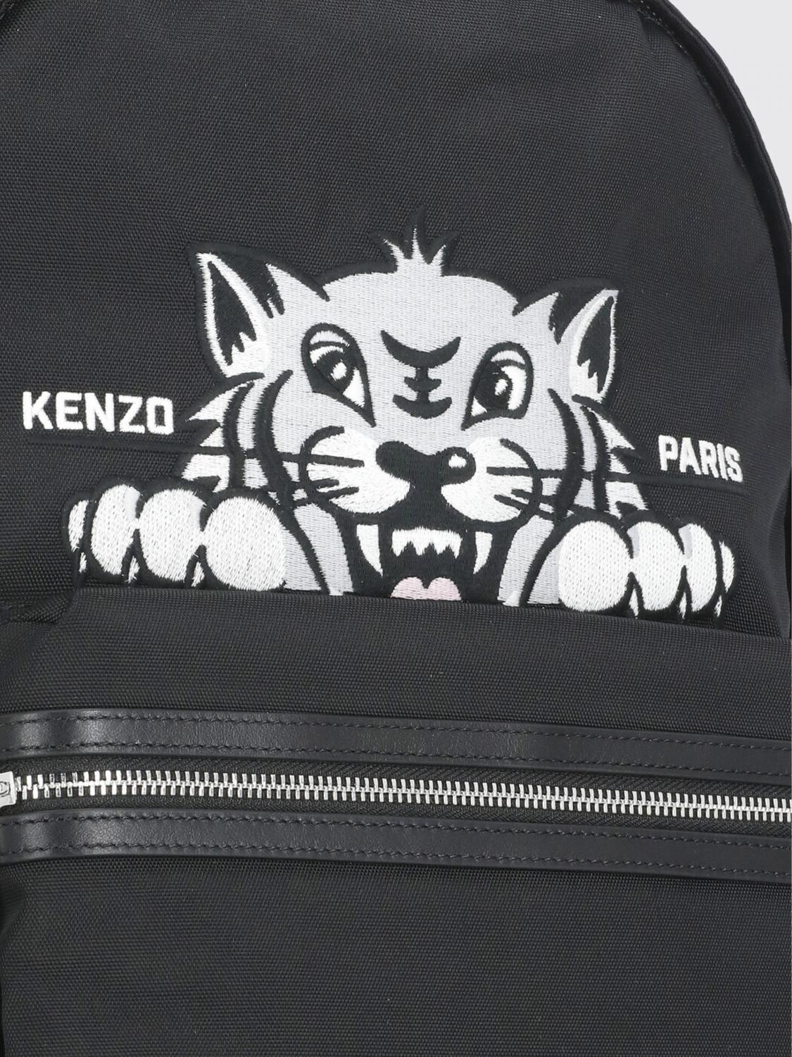Kenzo Backpack Men Black