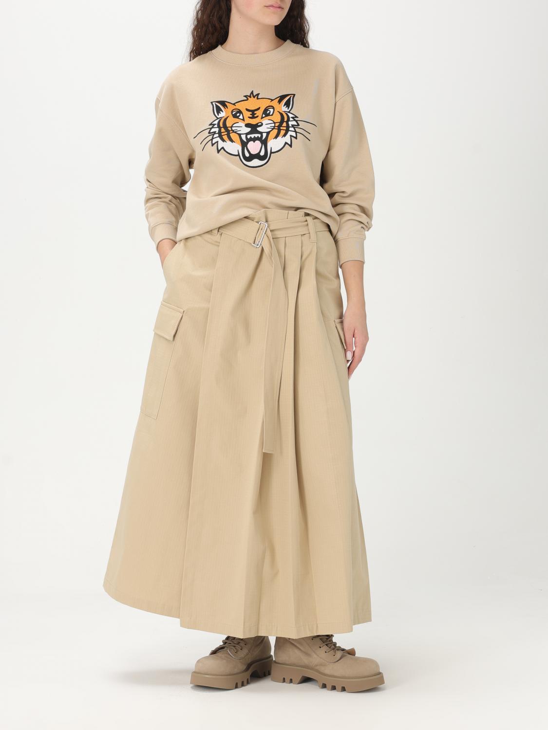 Kenzo Sweatshirt Woman Beige
