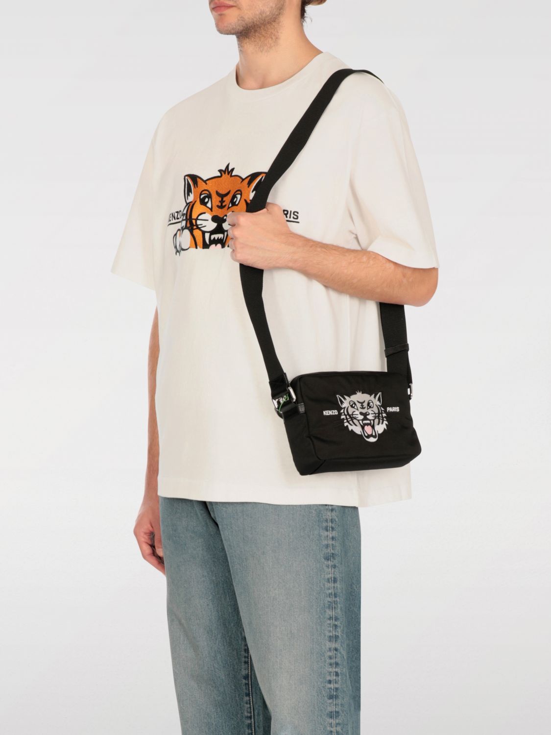 Kenzo Shoulder Bag Men Black