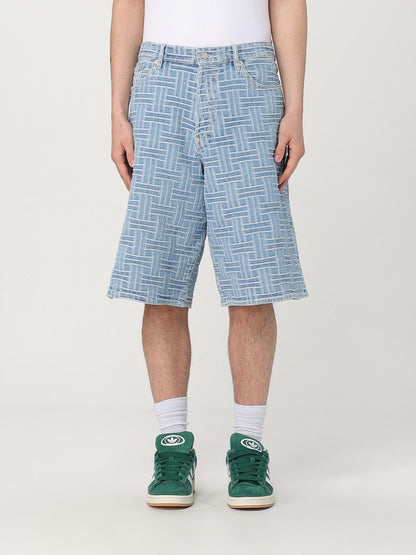 Kenzo Short Men Gnawed Blue
