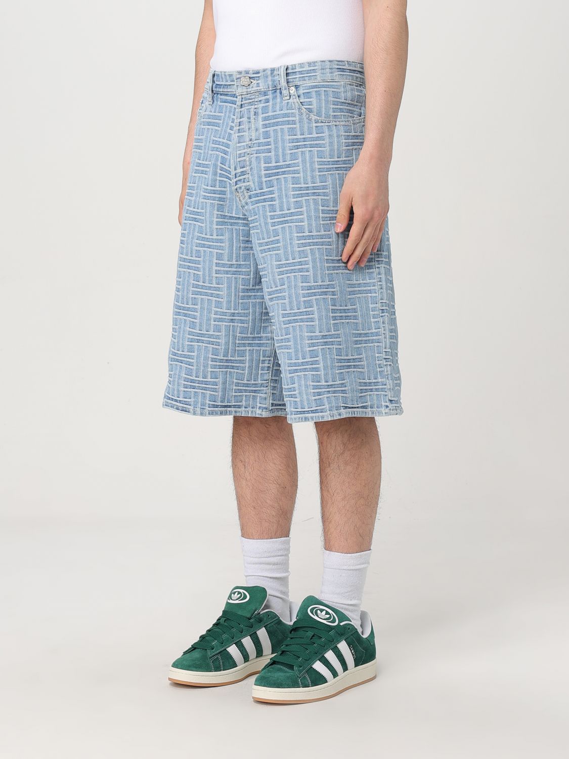 Kenzo Short Men Gnawed Blue