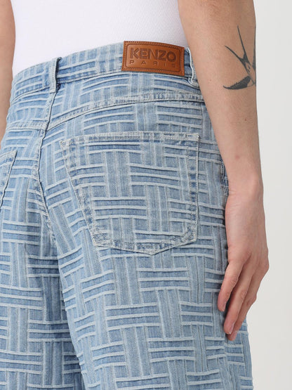 Kenzo Short Men Gnawed Blue