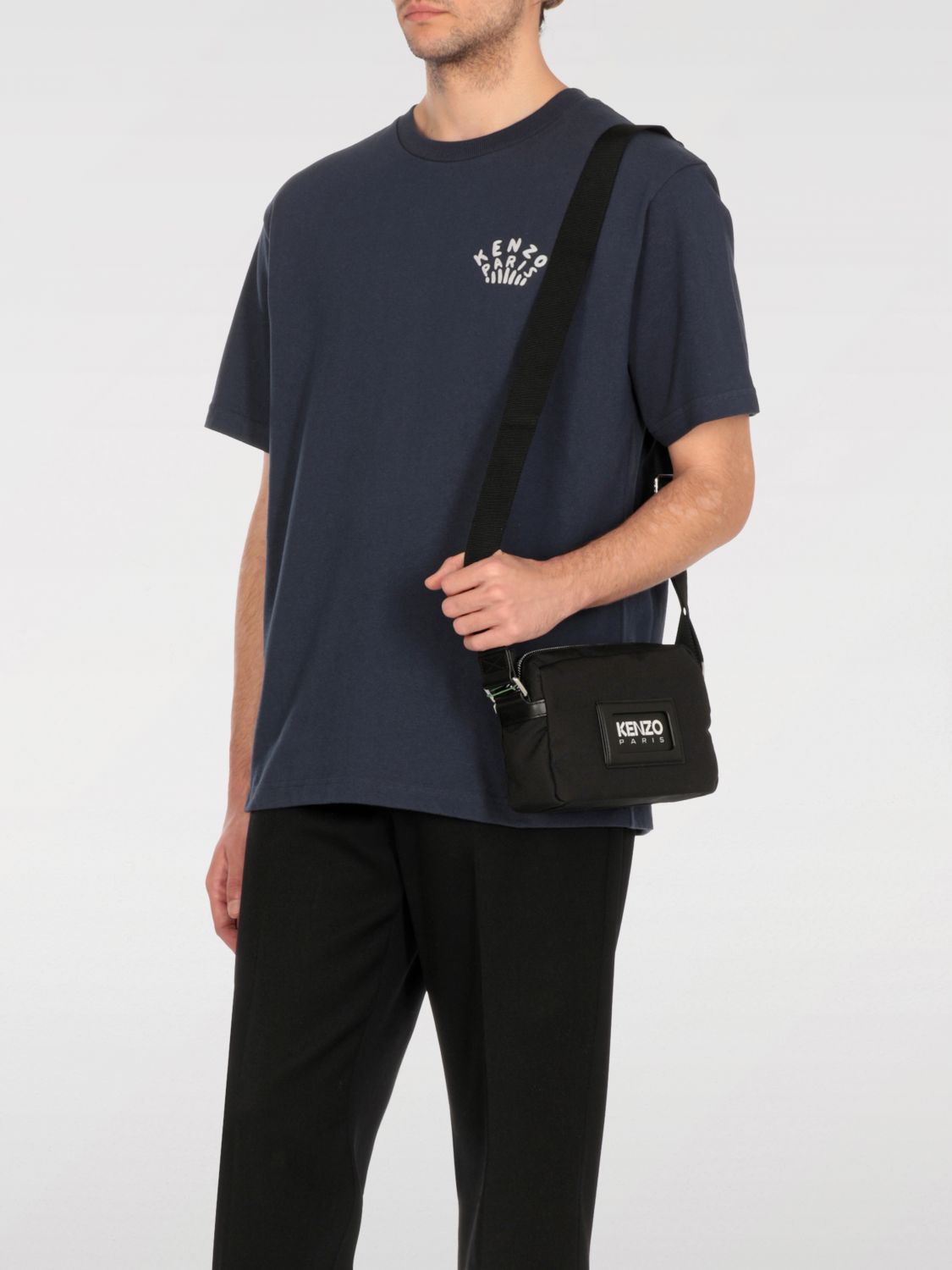 Kenzo Shoulder Bag Men Black